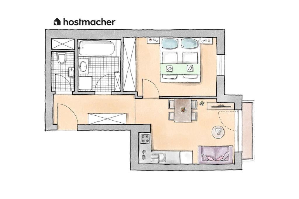 1Br Excellence, Fast To Centre By Hm Apartment Виена Екстериор снимка
